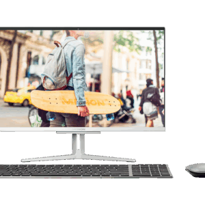 medion akoya e27419 27" all in one pc intel® core™ i5, 512 gb ssd, silver