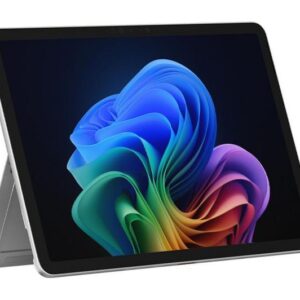 microsoft 12" surface pro, copilot+ pc snapdragon x plus, 256 gb ssd, platinum