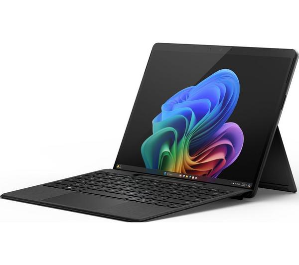 microsoft 13" surface pro oled, copilot+ pc snapdragon x elite, 512 gb ssd, black