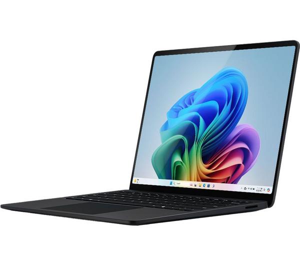 microsoft 13.8" surface laptop, copilot+ pc snapdragon x elite, 512 gb ssd, black