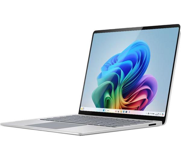 microsoft 13.8" surface laptop, copilot+ pc snapdragon x plus, 256 gb ssd, platinum