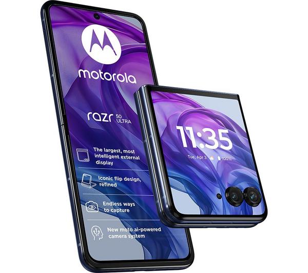 motorola razr 50 ultra 512 gb, midnight blue