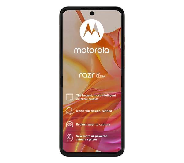 motorola razr 50 ultra 512 gb, peach fuzz