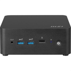 msi cubi nuc 13mqg mini desktop pc intel® core™ i7, 1 tb ssd, black