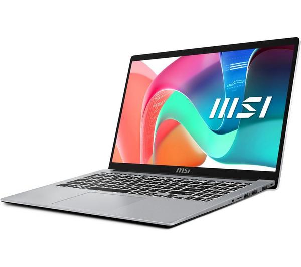 msi modern 15 15.6" laptop intel® core™ i7, 512 gb ssd, silver