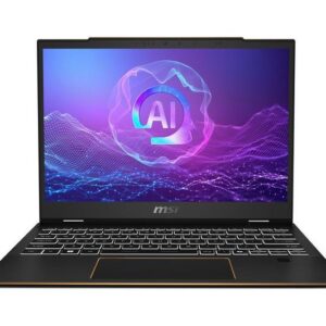 msi summit 13 ai+ studio 13.3" 2 in 1 laptop, copilot+ pc intel® core™ ultra 7, 1 tb ssd, black