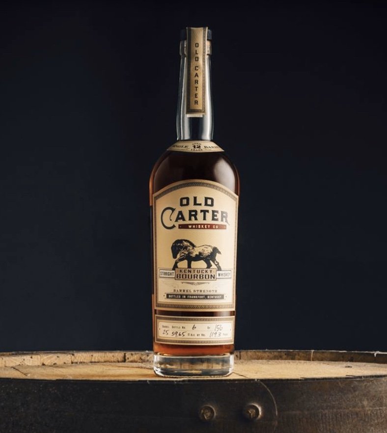 old carter bourbon premium liquor store single barrel 12 year old