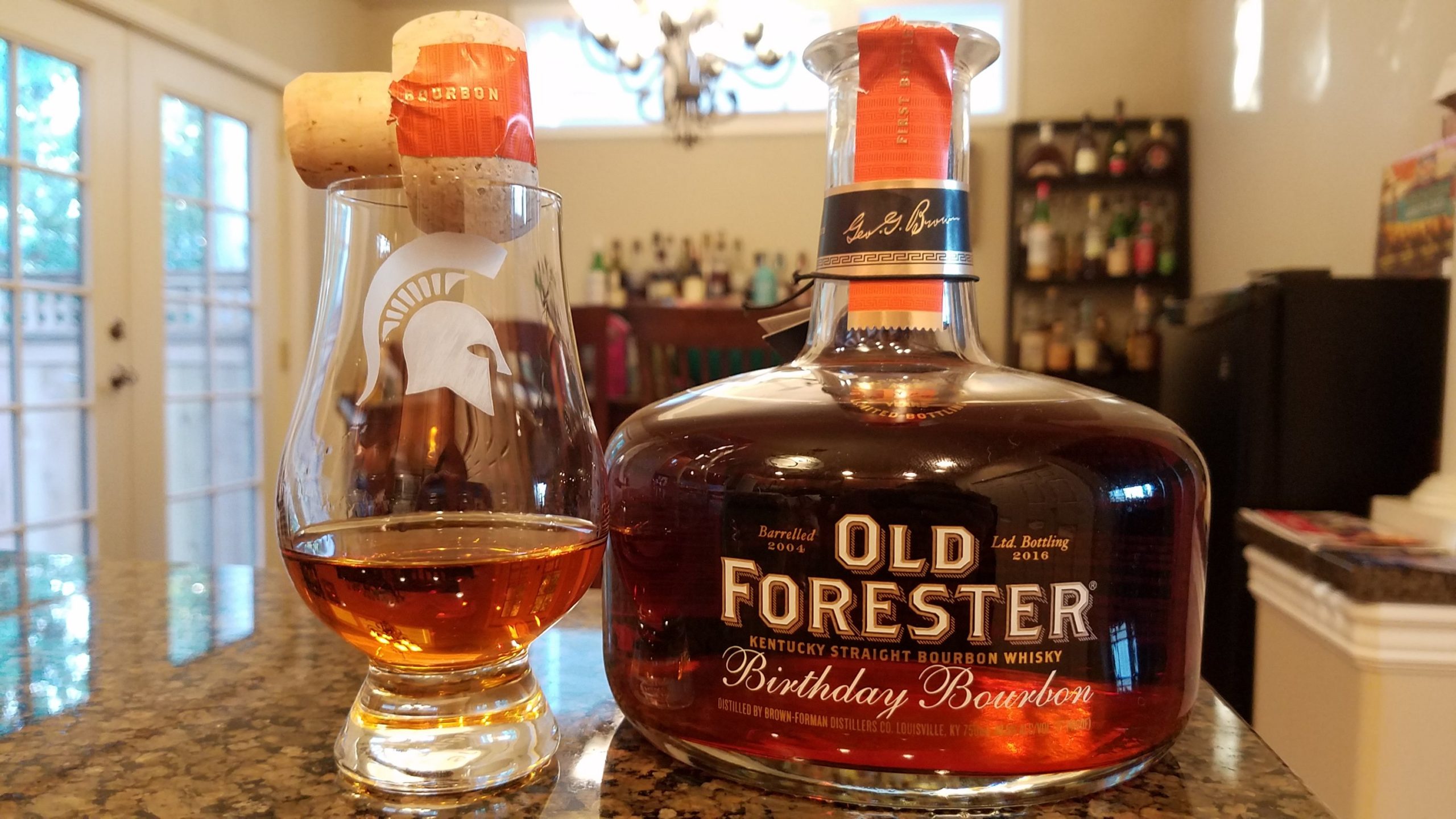 old forester kentucky straight bourbon whisky 2016 birthday