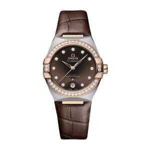 omega 131.28.36.20.63.001 seamaster aqua terra co axial brown dial...