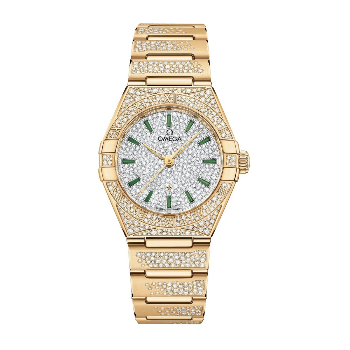 omega 131.55.29.20.99.002 co axial diamonds dial – luxury watches usa