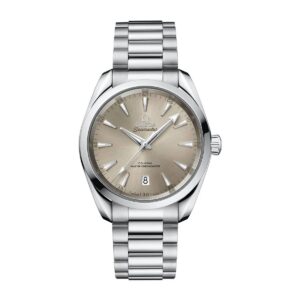 omega 220.10.38.20.09.001 seamaster aqua terra co axial brown dial...