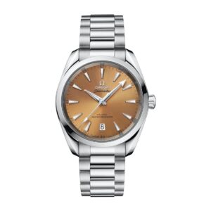 omega 220.10.38.20.12.001 seamaster aqua terra yellow dial –...