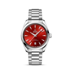 omega 220.10.38.20.13.003 aqua terra red dial 38mm – luxury...