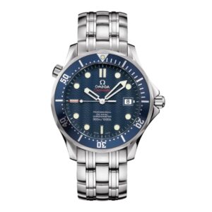 omega 2220.80.00 seamaster diver blue 41 mm stainless steel watch...