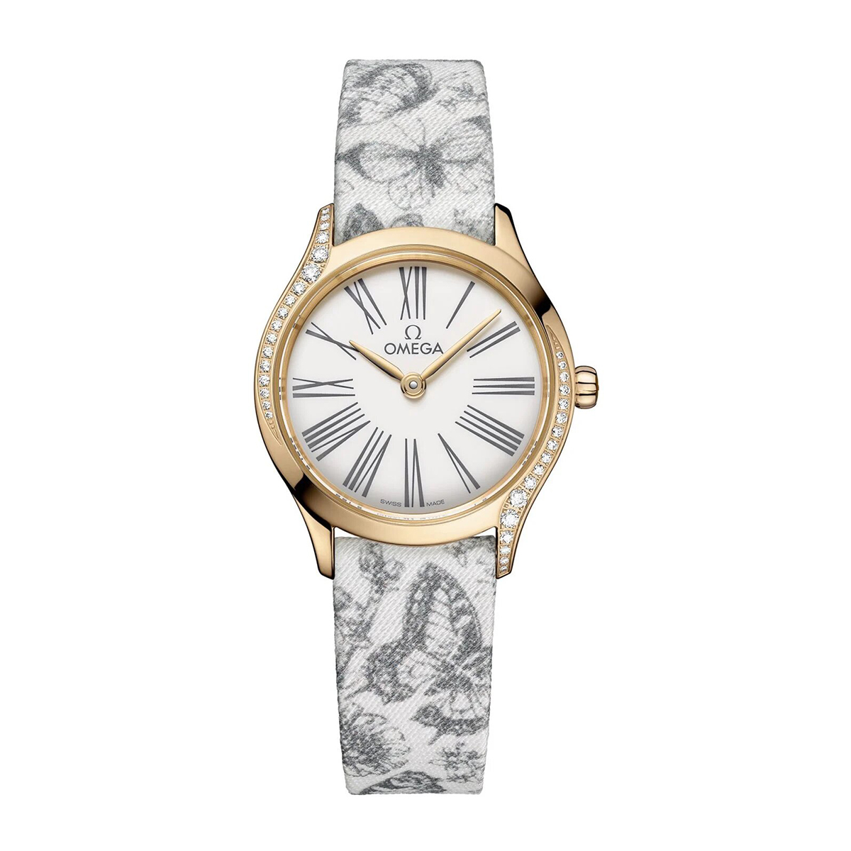 omega 428.57.26.60.04.002 de ville white dial – luxury watches usa