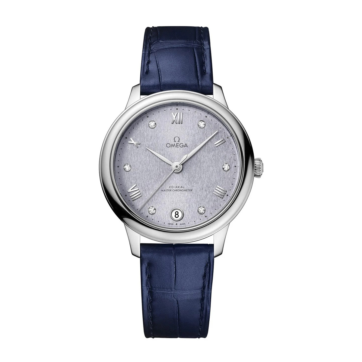 omega 434.13.34.20.53.001 de ville purple dial – luxury watches usa