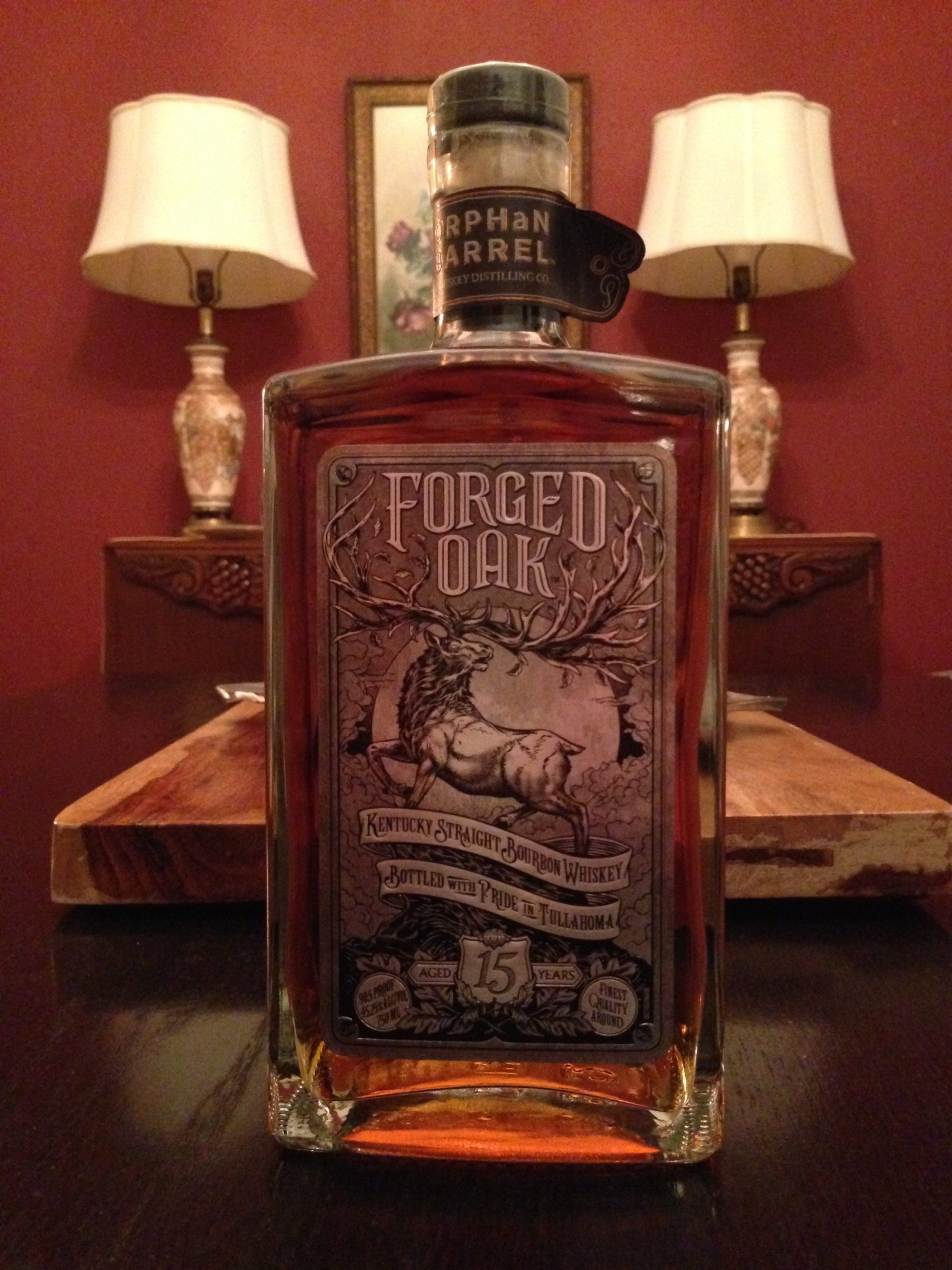 orphan barrel forged oak 15 year old bourbon