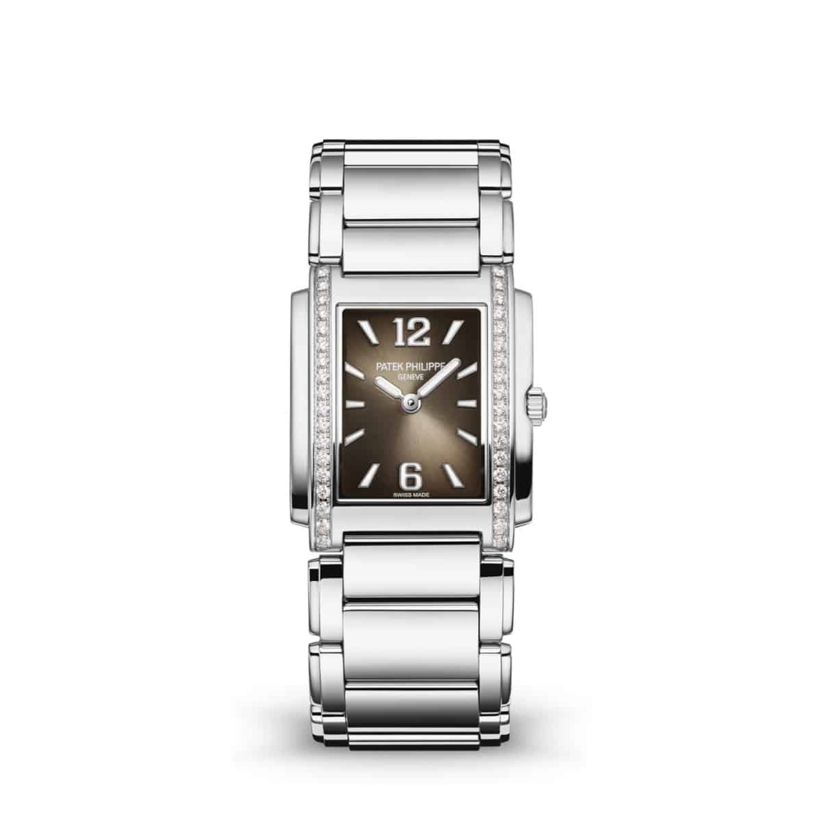 patek philippe 4910 1200a 010 twenty~4 gray dial steel bracelet –...