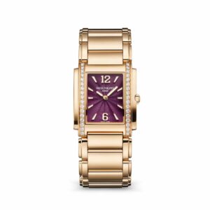 patek philippe 4910 1201r 010 twenty~4 purple dial rose gold...