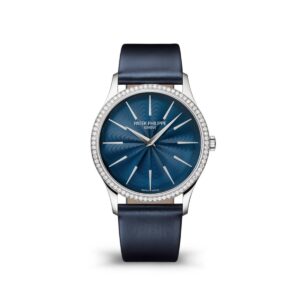 patek philippe 4997 200g 001 calatrava blue dial blue leather...