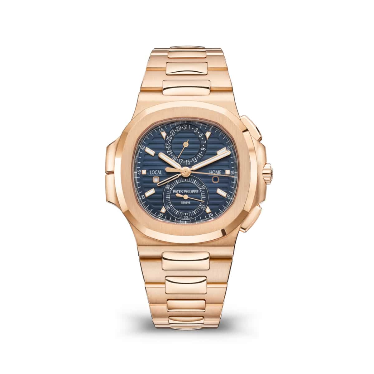 patek philippe 5990 1r 001 nautilus blue dial rose gold bracelet