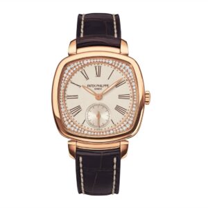 patek philippe 7041r 001 gondolo silvery dial chestnut leather...