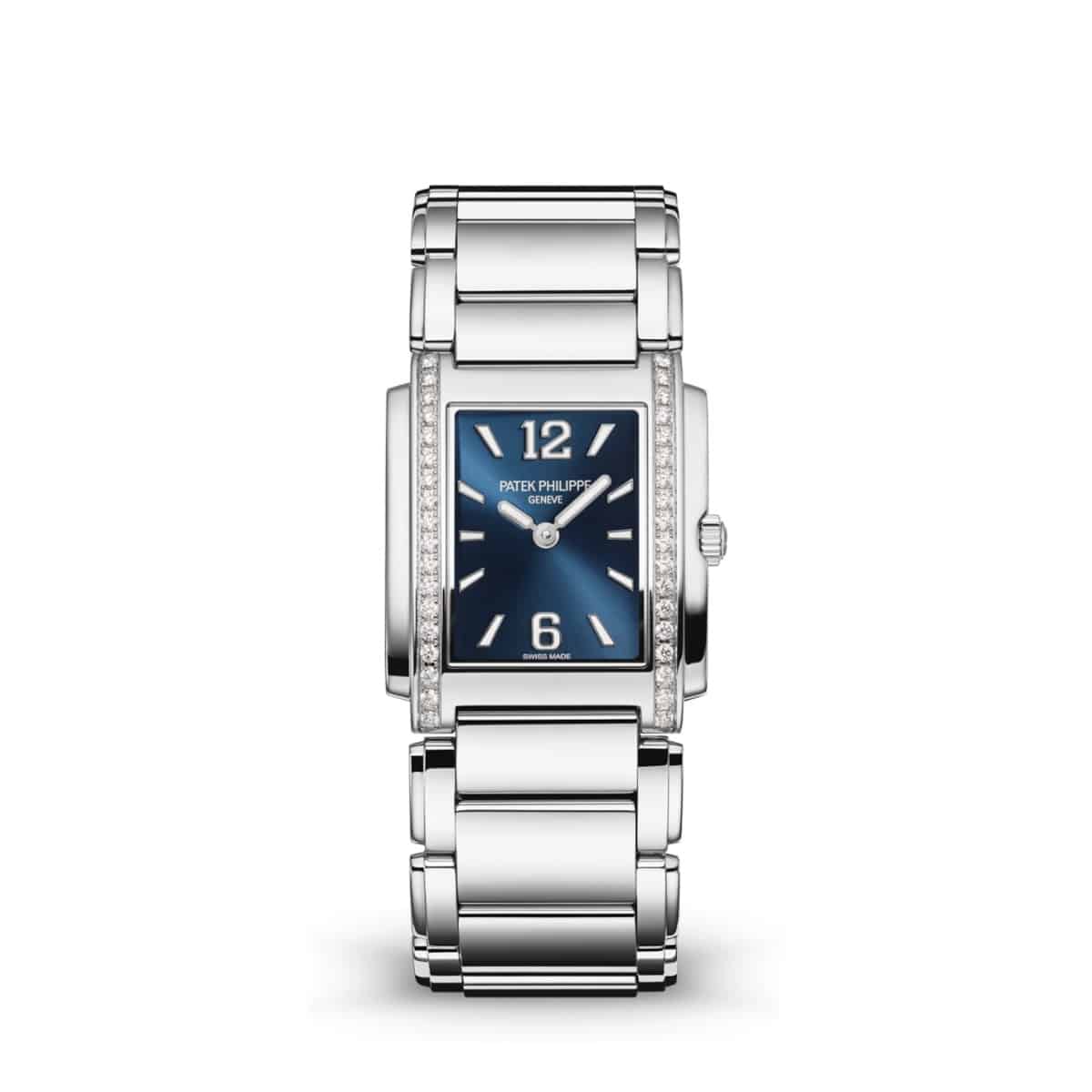 patek philippe 7300 1200a 011 twenty~4 blue dial steel bracelet –...