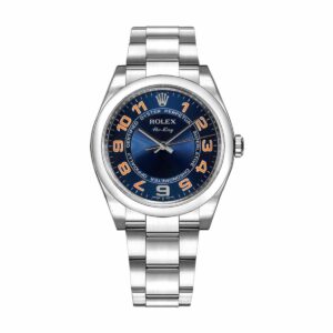 rolex 114200 air king blue concentric – luxury watches usa