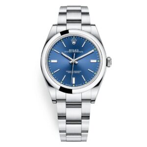 rolex 114300 0003 blue oyster perpetual 39mm watch – luxury...