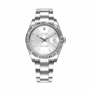 rolex 115234 0005 oyster perpetual silver dial – luxury watches usa