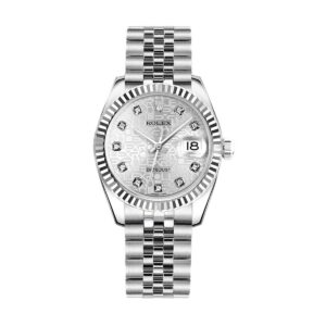 rolex 178274 datejust 31mm silver dial with diamonds watch –...