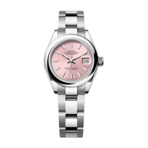 rolex 279160 0002 oyster perpetual 28mm pink dial oyster bracelet...