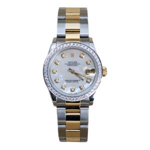 rolex 68273 31mm aftermarket dial, bezel, bracelet two tone watch...