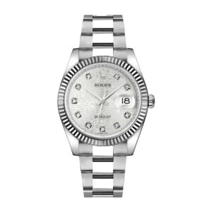 rolex datejust 116234 jubilee diamond dial 36mm oyster bracelet...