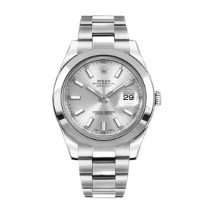 rolex datejust 116300 0007 stainless steel silver dial – luxury...