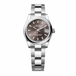 rolex datejust 278240 0009 31mm dark grey domed bezel oyster...