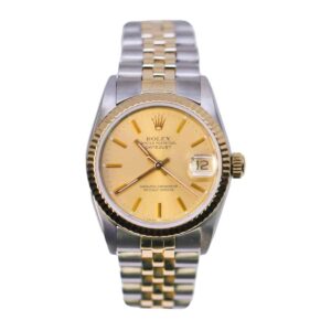 rolex datejust 68273 31mm 18k yellow gold and stainless steel...