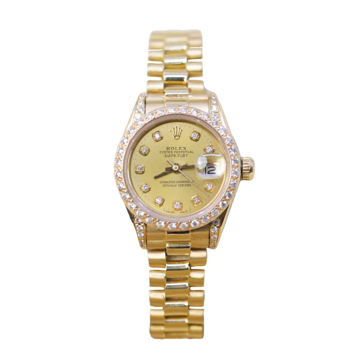 rolex datejust 6917 aftermarket dial, lugs, bezel, bracelet 26mm...