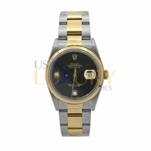 rolex datejust two tone 36mm watch 16203 – luxury watches usa