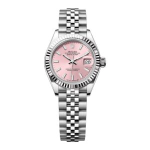 rolex lady datejust 279174 0001 pink dial jubilee bracelet –...