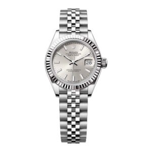 rolex lady datejust 279174 0005 silver dial jubilee bracelet –...
