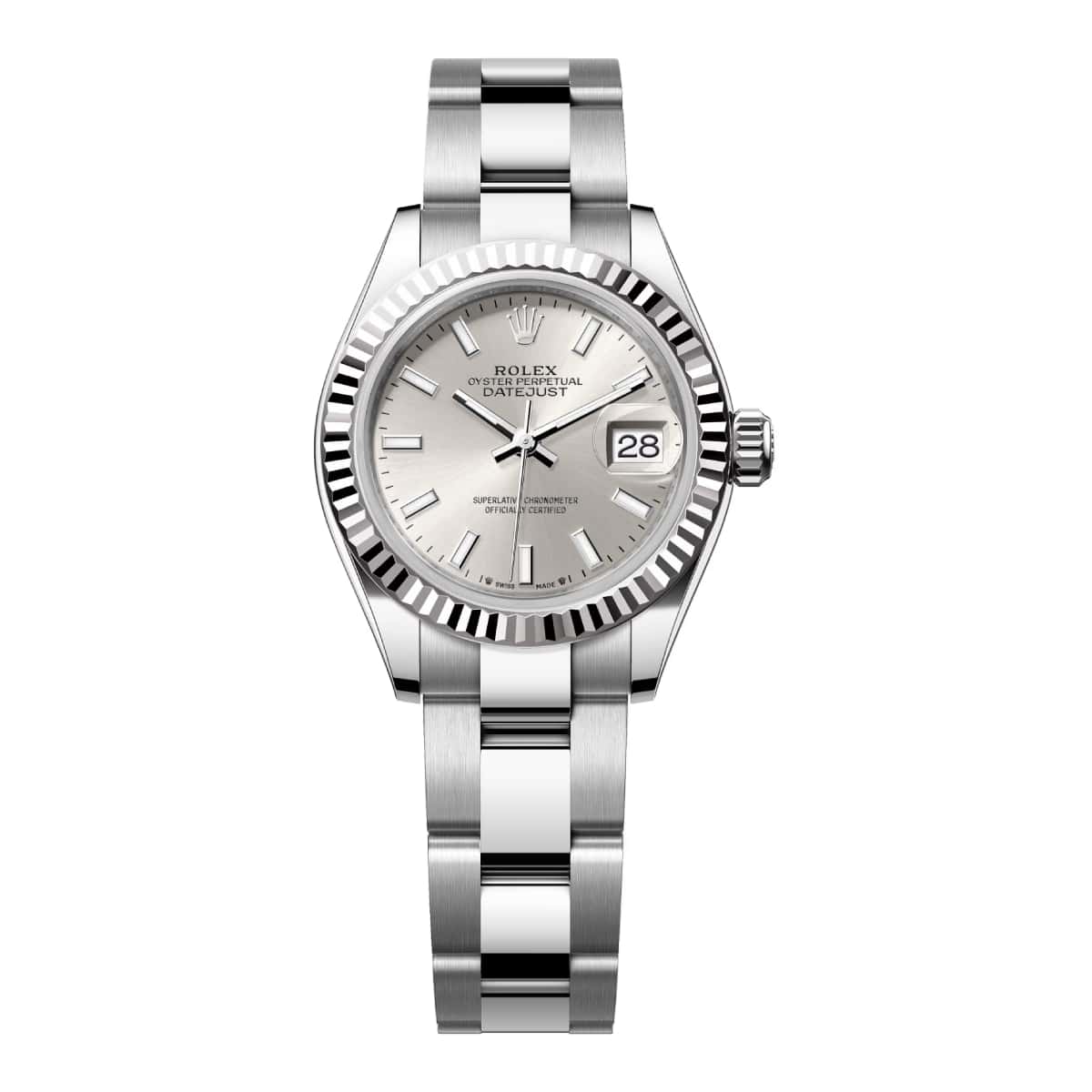 rolex lady datejust 279174 0006 silver dial oyster bracelet –...