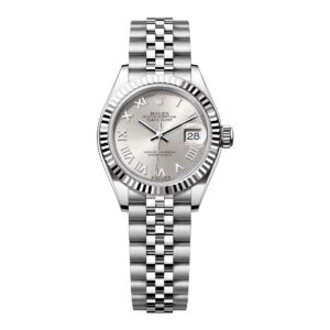 rolex lady datejust 279174 0007 silver roman dial jubilee bracelet...