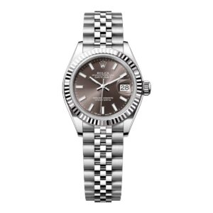 rolex lady datejust 279174 0011 dark grey dial jubilee bracelet –...
