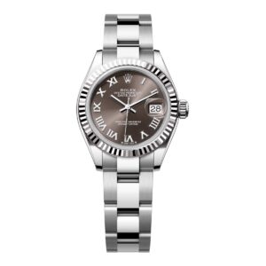 rolex lady datejust 279174 0014 dark grey roman dial oyster...
