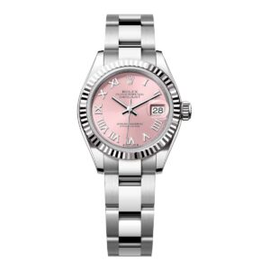 rolex lady datejust 279174 0018 pink roman dial oyster bracelet –...