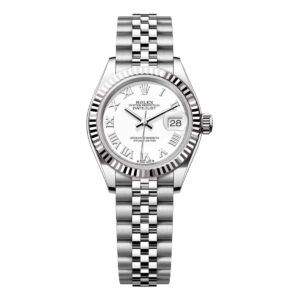 rolex lady datejust 279174 0019 white roman dial jubilee bracelet...