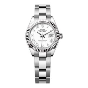 rolex lady datejust 279174 0020 white roman dial oyster bracelet...