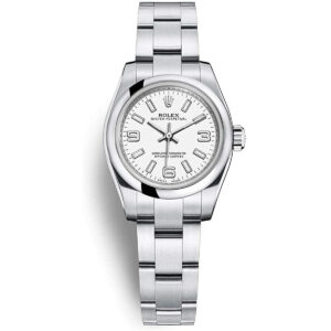 rolex oyster perpetual 176200 0011 white dial with luminescent...