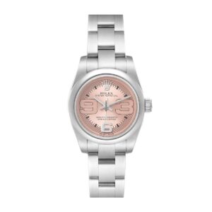 rolex oyster perpetual 176200 3 pink arabic dial oyster bracelet...